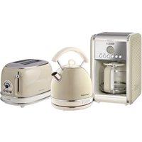 Ariete Retro Dome Kettle, 2 Slice Toaster & Filter Coffee Machine Set in Beige