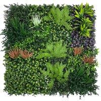 AKA Artificial Living Wall Panels Green Plant Flower Foliage 1m x 1m | Size: 100 cm x 100 cm