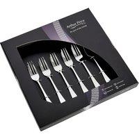 Arthur Price 'Georgian' Stainless Steel Boxed Cutlery Set Of 6 Pastry Forks in Silver
