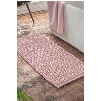 Bianca 'Aspen Bobble' Bath Runner in Pink