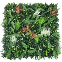 AKA Artificial Living Wall Panels Green Plant Flower Foliage 1m x 1m | Size: 100 cm x 100 cm