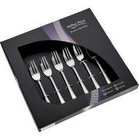 Arthur Price 'Harley' Stainless Steel Boxed Cutlery Set Of 6 Pastry Forks in Silver