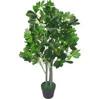 Leaf 95cm Umbrella Tree Dark Green Artificial Ficus Plant