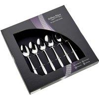Arthur Price 'Willow' Stainless Steel Boxed Cutlery Set Of 6 Tea Spoons in Silver