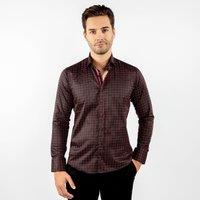 CLAUDIO LUGLI Men's Midnight Club: Mainframe Print Shirt in Black | Size: 2XL