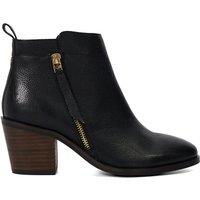 Dune London Women's 'Paicing' Leather Ankle Boots in Black | Size: 4