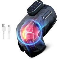 Geepas Women's Knee & Calf Leg Massager with Heat LCD Touch Panel in Black