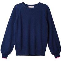 Cove Women's Matilde Textured Jumper in Blue | Size: Small