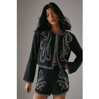HCD Premium Placement Embroidered Edge To Edge Jacket