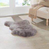 Native Natural Grey British Sheepkin Rug | Size: Large