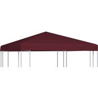 Berkfield Home Gazebo Top Cover 310 g/m 3x3 m Bordeaux in Red