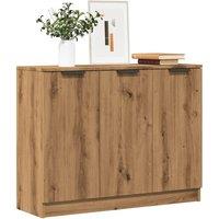 Berkfield Home Sideboard Artisan Oak 90.5x30x70 cm Engineered Wood in Brown