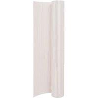 Berkfield Home Double-Sided Garden Fence 90x400 cm White