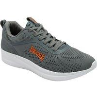 Lonsdale Men's 'Santon' Lace-Up Trainers in Grey | Size: 10