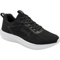 Lonsdale Men's 'Santon' Lace-Up Trainers in Black | Size: 8