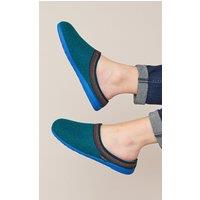 Moshulu Women's 'Mirissa' Mule Slippers in Jade | Size: 6.5