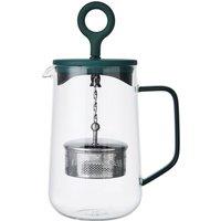 La Cafetiere Gyro Glass Spinning Infuser 1.25 Litre Teapot, Green, Gift Boxed in Green