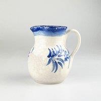 Selbrae House Ceramic Jug - Olive in Blue