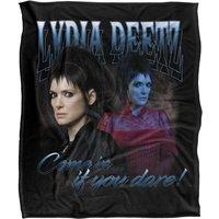 Warner Brothers Beetlejuice 2 50x60 Lydia Homage Silky Touch Super Soft Throw Blanket in White