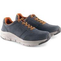 CATESBY ENGLAND Men's Graham Leather Casual Trainers in Navy | Size: 9