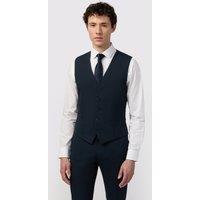 Limehaus Men's Slim Fit Navy Waistcoat | Size: 40R