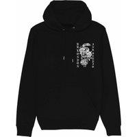 Rum Knuckles Men's Snake Ink Hoodie in Black | Size: 2XL
