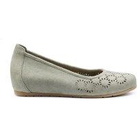 Hotter Women's 'Swan' Slip On Shoes with Hidden Wedge in Olive | Size: 6