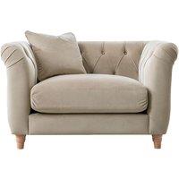 Elsie Plush Velvet Chesterfield Single Seater Armchair