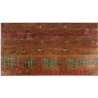 Table Top 120x70x2.5 cm Rectangular Solid Wood Reclaimed