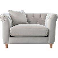 Elsie Plush Velvet Chesterfield Single Seater Armchair