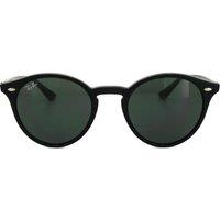 Ray-Ban Round Black Green Sunglasses