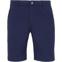 Asquith & Fox Men's Casual Chino Shorts in Navy | Size: XS