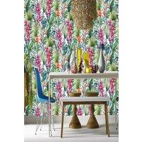 Superfresco Easy Multi Aloha Tropical Wallpaper in Green | Size: 10000mm x 520mm