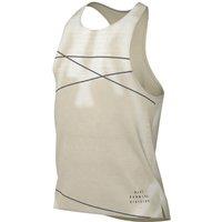 Nike Men's Dri-Fit Beige Running Vest | Size: Small