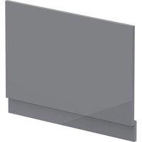 Balterley Bath MDF End Panel Plinth Gloss Cloud Grey 800mm