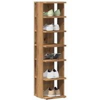 Shoe Cabinets 2 pcs Artisan Oak 28x27x102 cm Engineered Wood