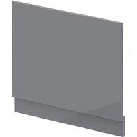 Balterley Bath MDF End Panel Plinth Gloss Cloud Grey 700mm