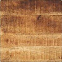 Table Top 60x60x2.5 cm Square Solid Wood Rough Mango