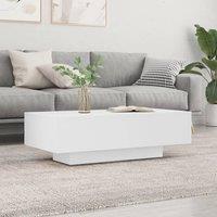 Berkfield Home Coffee Table White 100x49.5x31 cm Engineered Wood