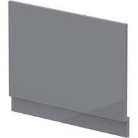 Balterley Bath MDF End Panel Plinth Gloss Cloud Grey 750mm