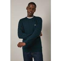 Lacoste Men's Crew Neck Sweatshirt Blue in Dark Blue | Size: Small