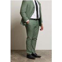 BadRhino Men's Wedding Suit Trousers in Green | Size: 52R