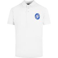 Cavalli Class Men's Circle Logo White Polo Shirt | Size: XL