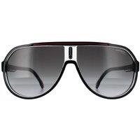 Carrera Men's Aviator Black Red Dark Grey Gradient 1057/S