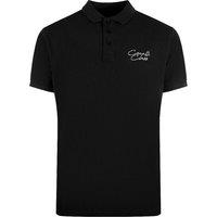 Cavalli Class Men's Signature Logo Black Polo Shirt | Size: XL
