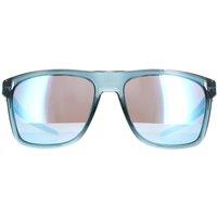 Oakley Men's Square Crystal Black Prizm Deep Water Polarized Leffingwell