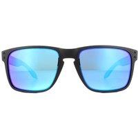 Oakley Men's Square Matte Black Prizm Sapphire Iridium Polarized Sunglasses