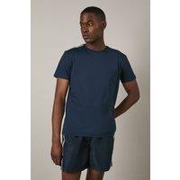 Emporio Armani Men's Crew Neck Tape T-Shirt Black | Size: Large