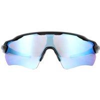 Oakley Men's Wrap Matte Black Prizm Deep Water Polarized Sunglasses