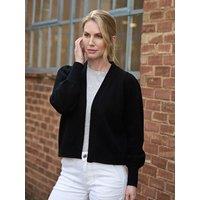 Cove Women's Kaia Boxy Cardigan in Black | Size: S/M